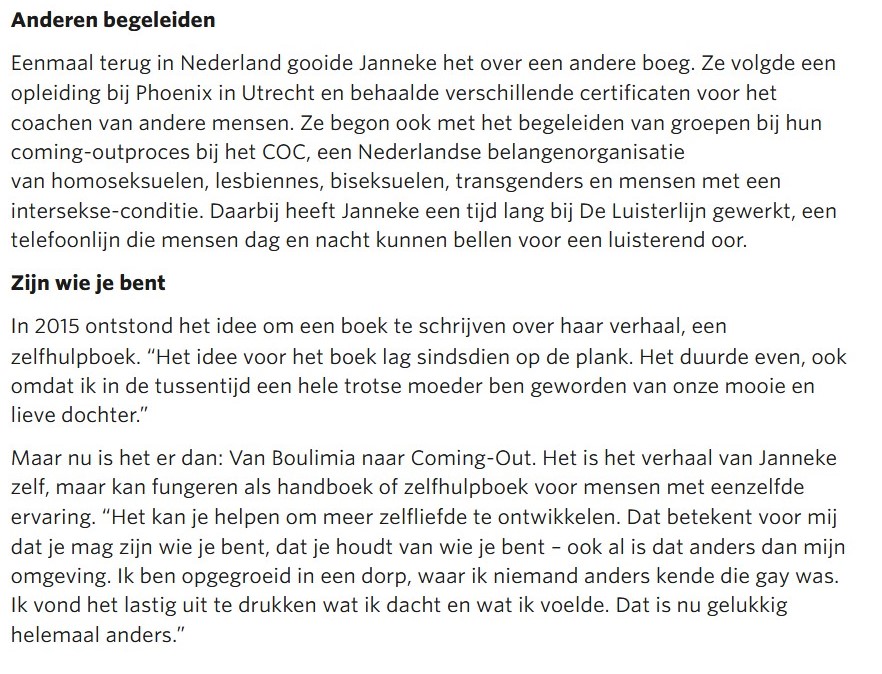 DUIC Janneke Bosman Van Boulimia naar Coming-Out_deel 3